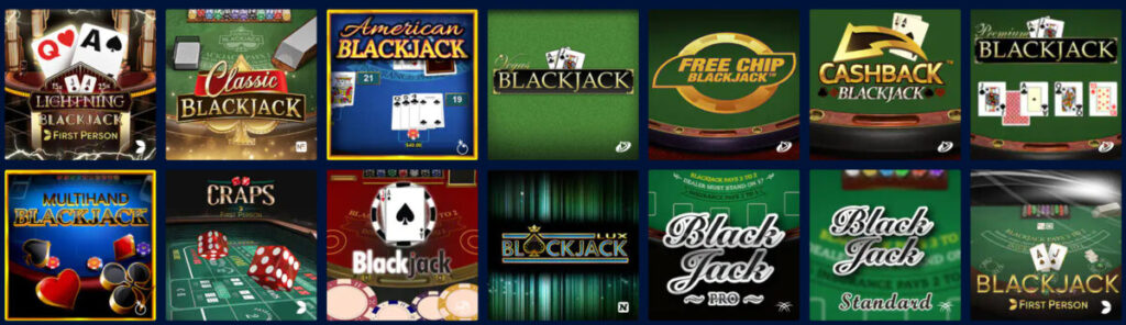 Blackjack Online Varianti