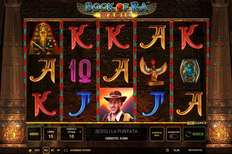 Book of Ra Magic Slot Casino Monkey