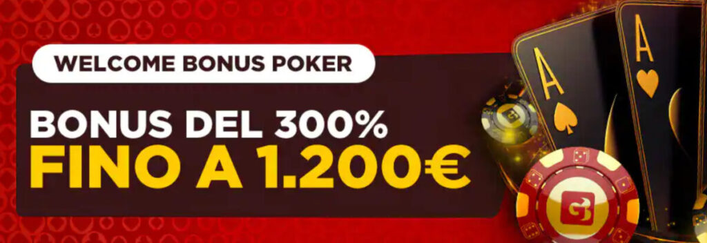 Goldbet Bonus di Benvenuto Poker