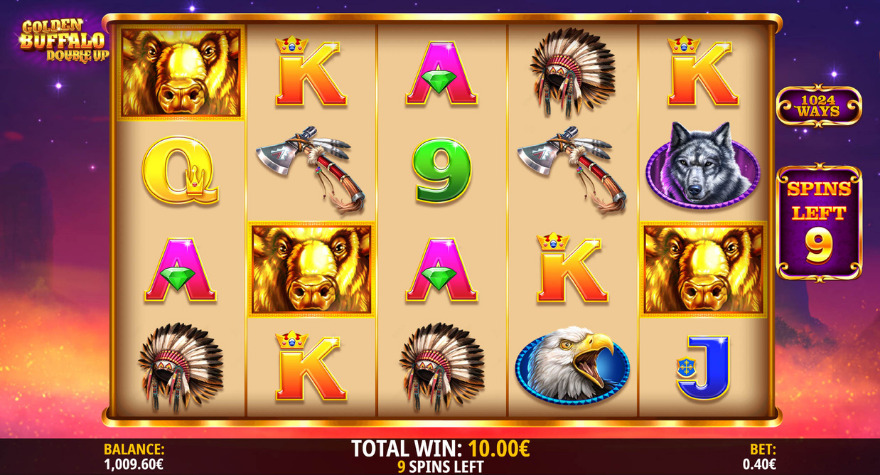 Golden Buffalo Double Up Slot Casino Monkey