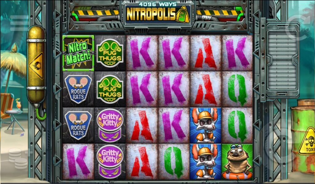 Nitropolis 3 Slot Casino Monkey