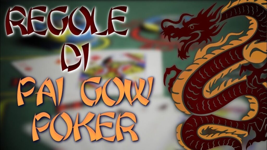 Pai Gow Poker Regole
