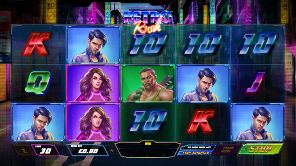 Retro Rush Slot Casino Monkey