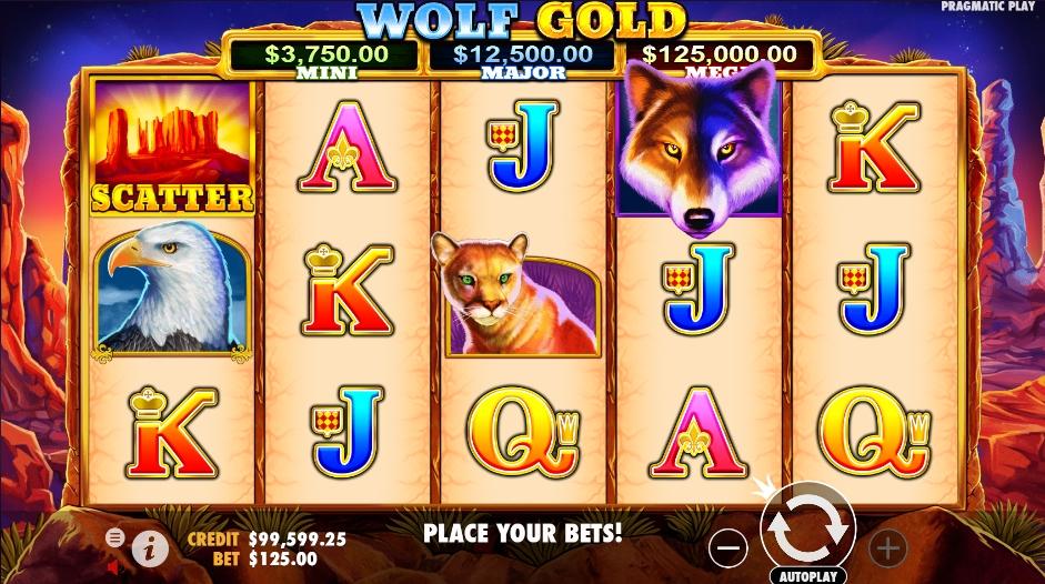 Pragmatic Play Slot Wolf Gold
