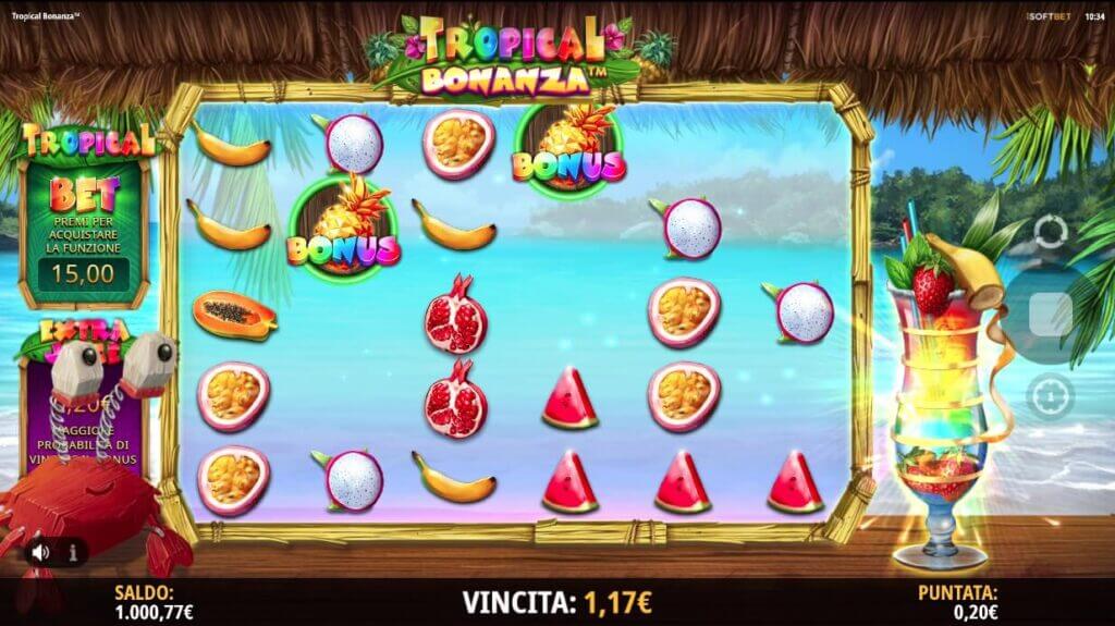 Tropical Bonanza Slot Casino Monkey