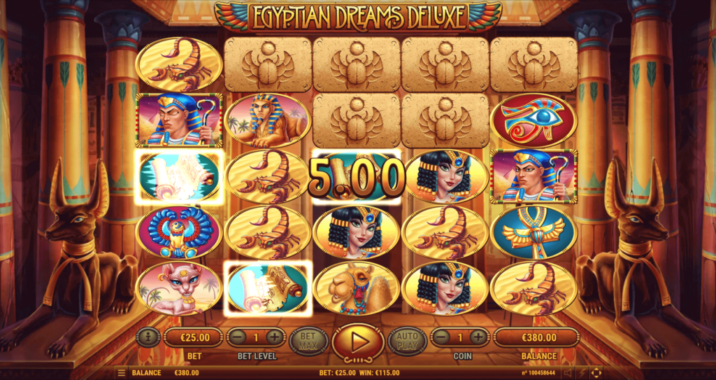 slot machine gratis egyptian dream deluxe