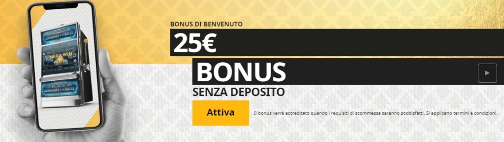 25 euro binus betfair senza deposito
