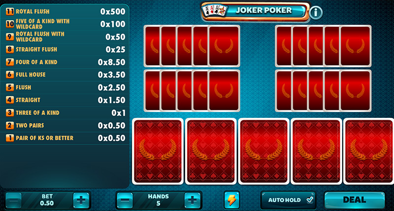 joker poker come giocare a questo video poker