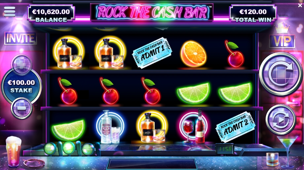 rock the cash bar slot machine yggdrasil recensione casinomonkey