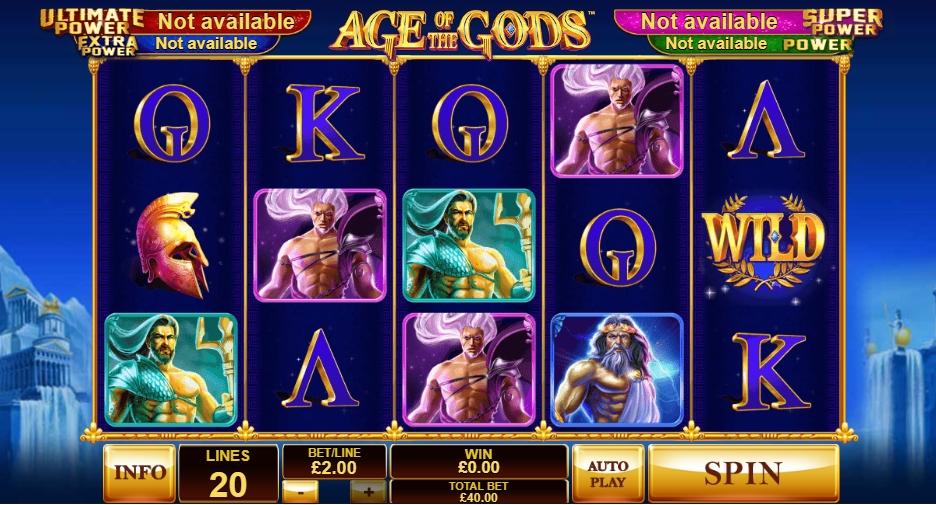 playtect recensione slot age of the gods