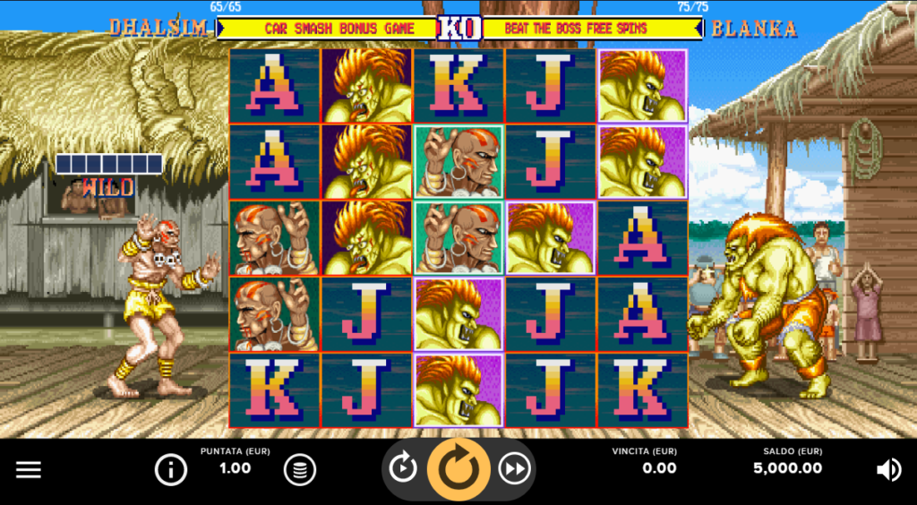 Street Fighter 2 slot machine