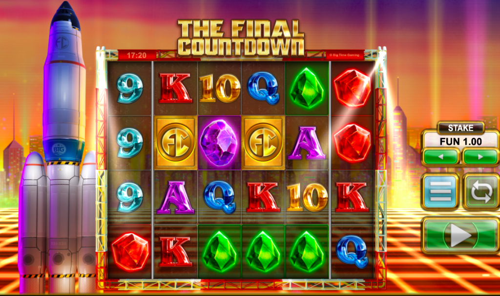 the final countdown slot machine BTG